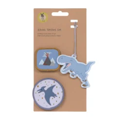 Anhänger & Patches - Schul Set Unique, Dinosaur