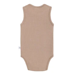Baby Body - Ärmellos gerippt, Hellbraun