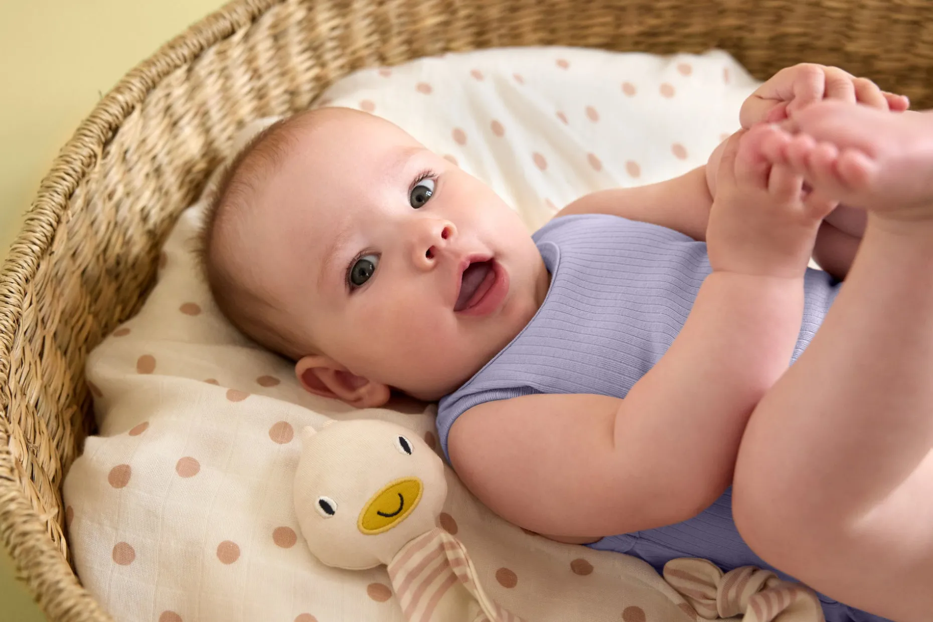 Baby Body - Ärmellos gerippt, Pastell Lila