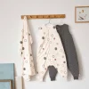 Babydecke - Bio Baumwolle, Circles Offwhite