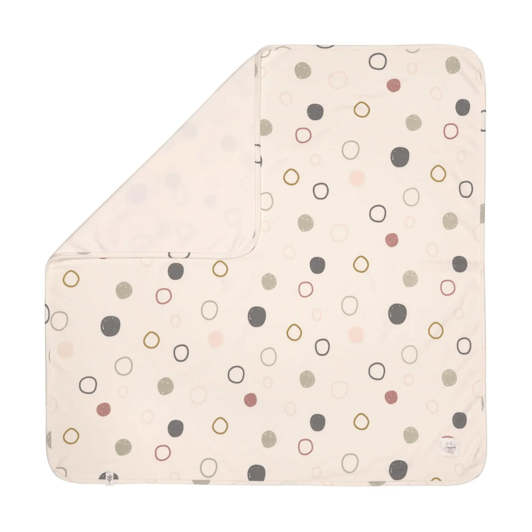 Babydecke - Bio Baumwolle, Circles Offwhite
