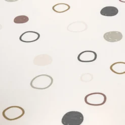 Babydecke - Bio Baumwolle, Circles Offwhite