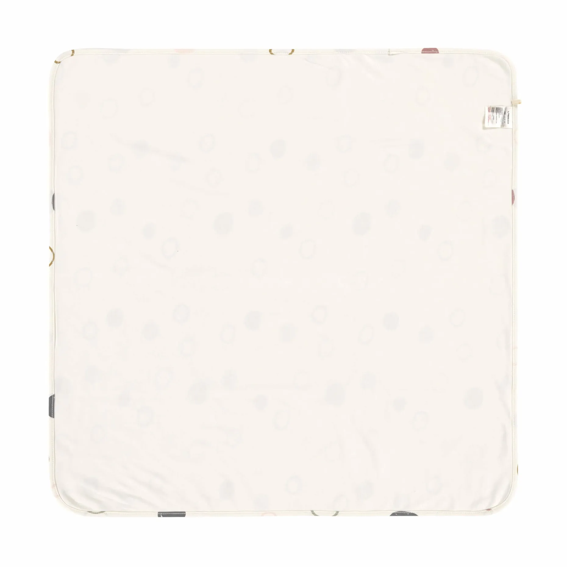 Babydecke - Bio Baumwolle, Circles Offwhite