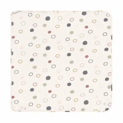 Babydecke - Bio Baumwolle, Circles Offwhite