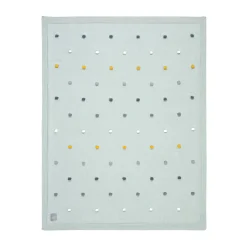 Babydecke - Bio Baumwolle, Dots, Light Mint