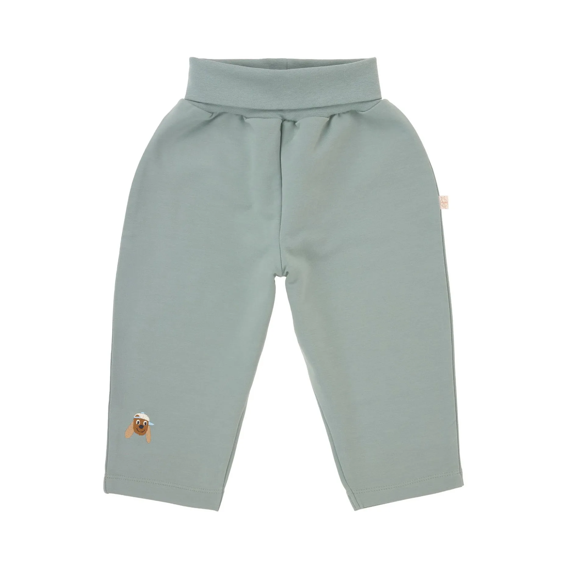 Babyhose Sweatpants - Bio Baumwolle, Granit Grün