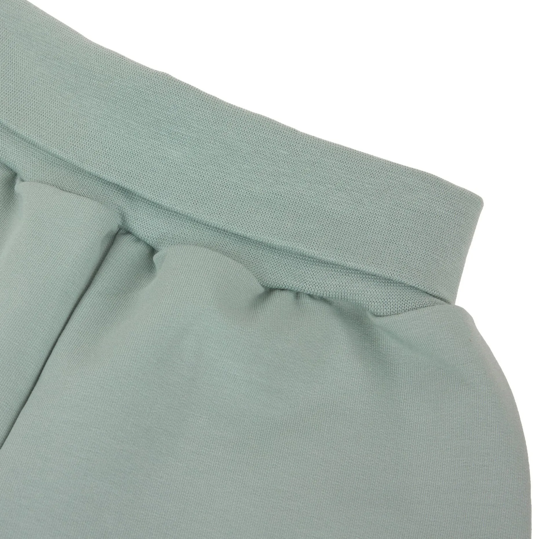 Babyhose Sweatpants - Bio Baumwolle, Granit Grün