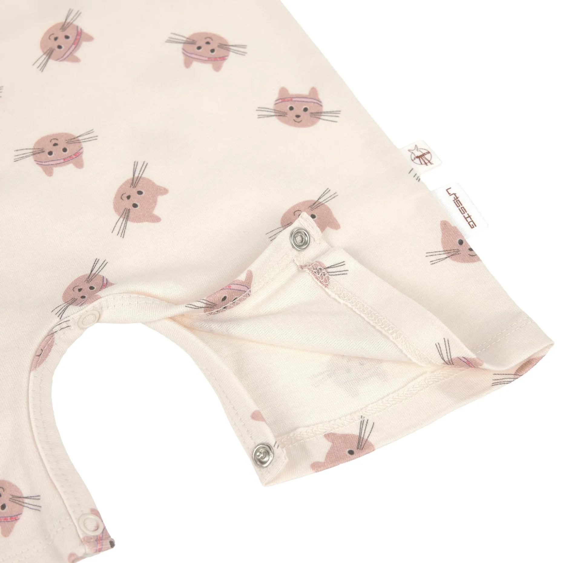 Baby Jumpsuit - Bio Baumwolle, Katze