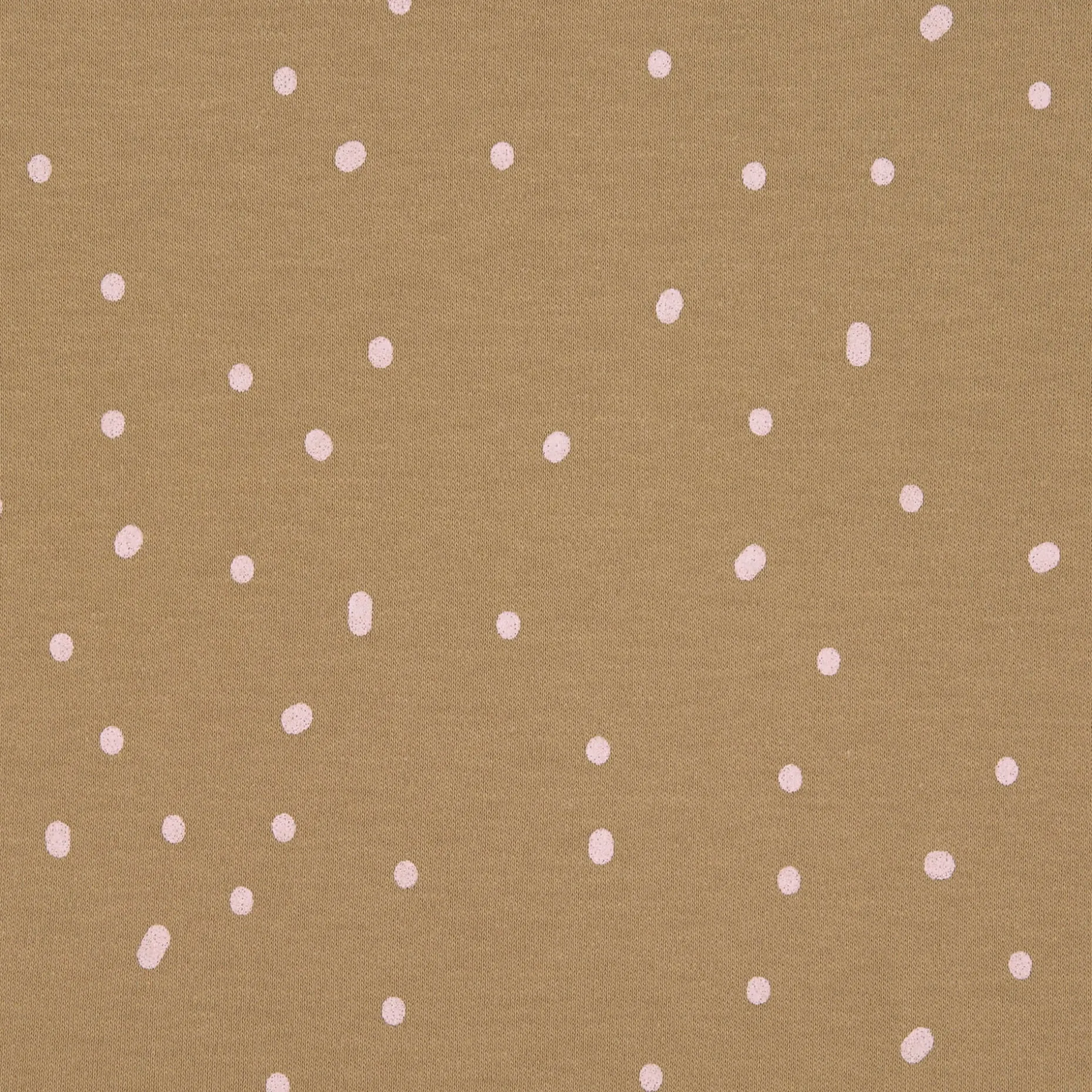 Baby Langarmshirt - Bio Baumwolle, Dots, Curry