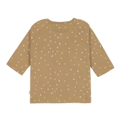Baby Langarmshirt - Bio Baumwolle, Dots, Curry