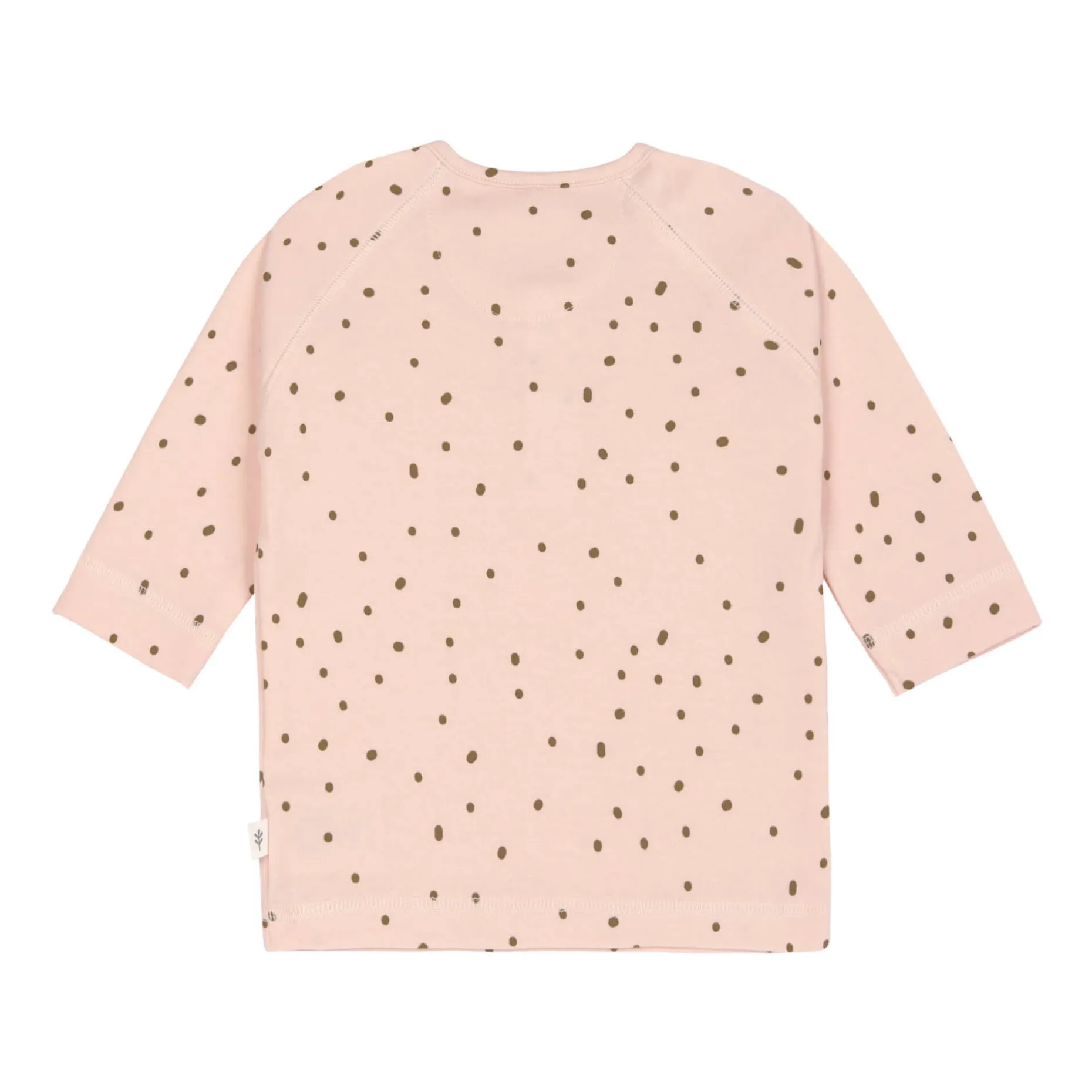 Baby Langarmshirt - Bio Baumwolle, Dots, Powder Pink