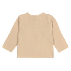 Baby Langarmshirt - Bio Baumwolle, Nature, Beige