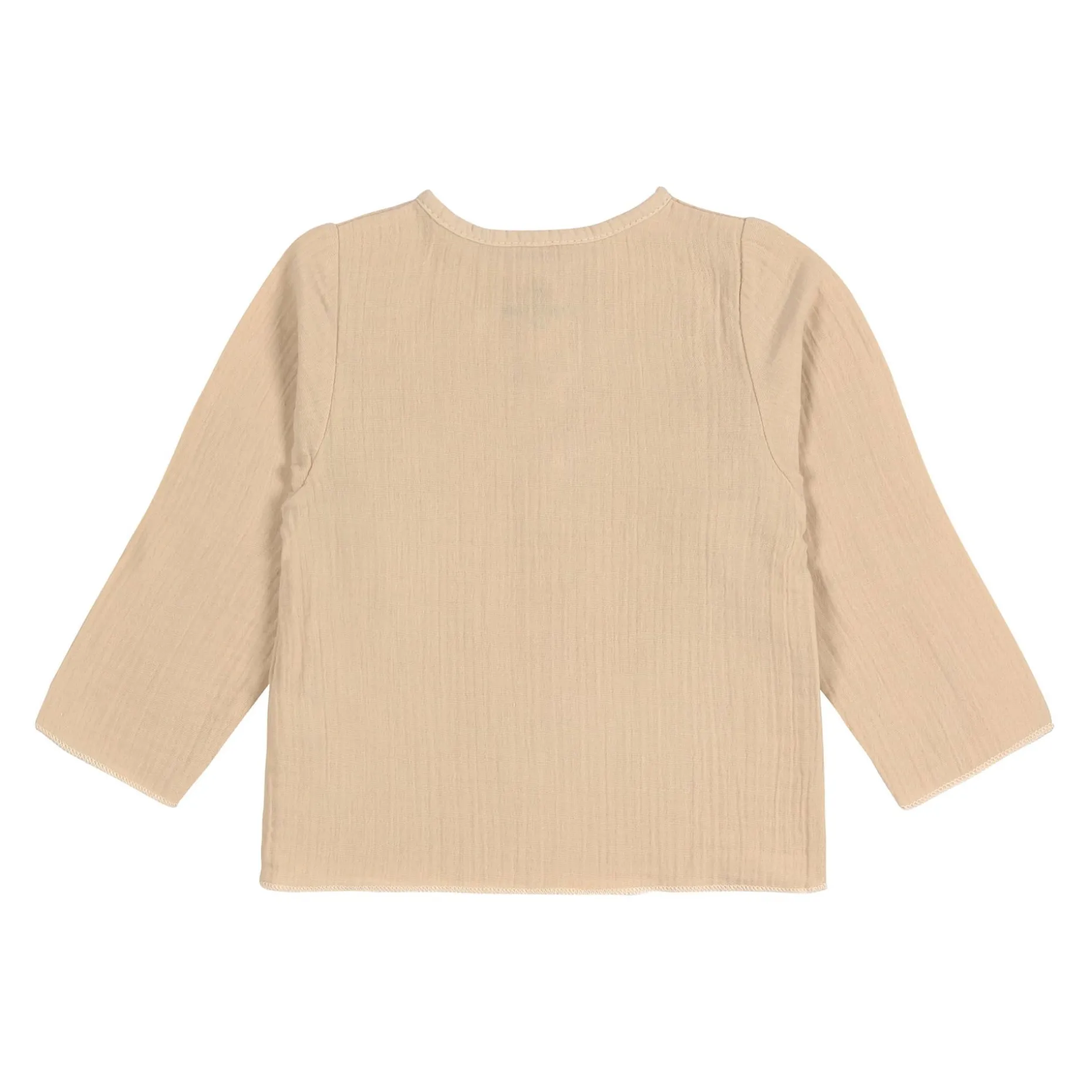 Baby Langarmshirt - Bio Baumwolle, Nature, Beige