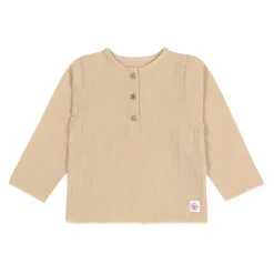 Baby Langarmshirt - Bio Baumwolle, Nature, Beige
