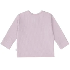 Baby Langarm Shirt - gerippt, Lila