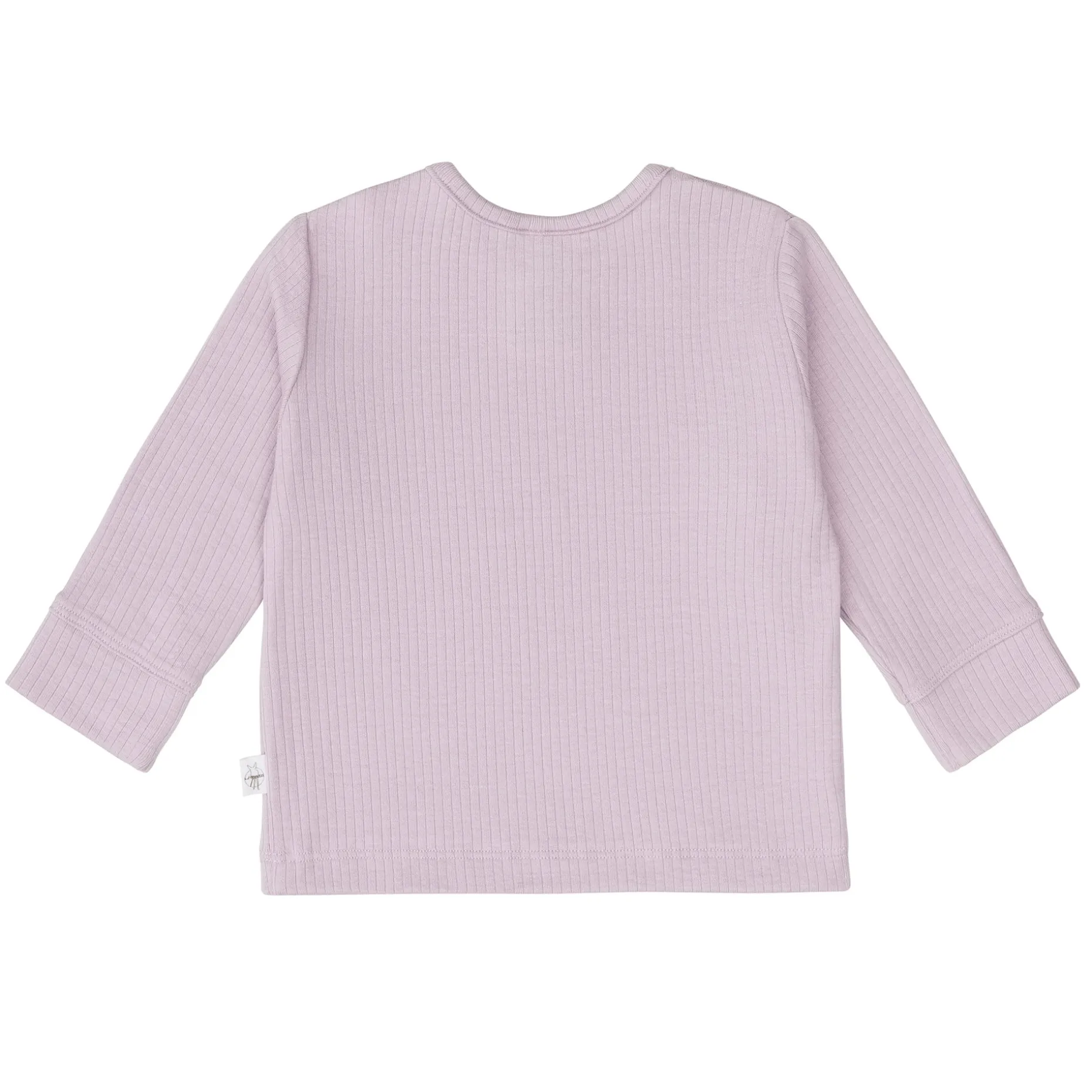 Baby Langarm Shirt - gerippt, Lila