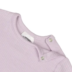 Baby Langarm Shirt - gerippt, Lila