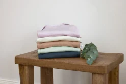 Baby Langarm Shirt - gerippt, Milky