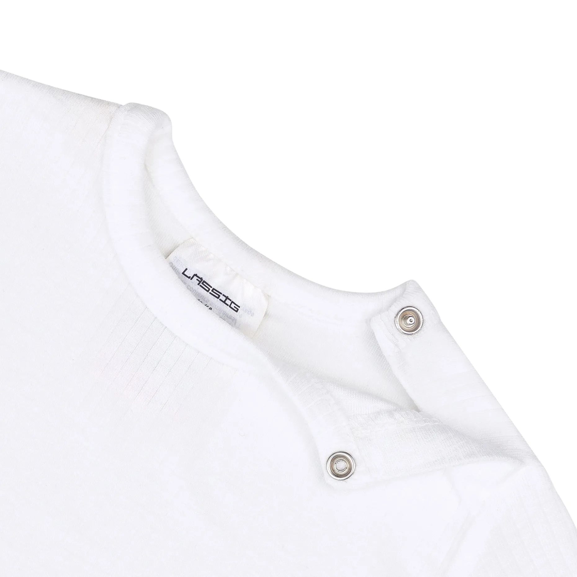 Baby Langarm Shirt - gerippt, Milky