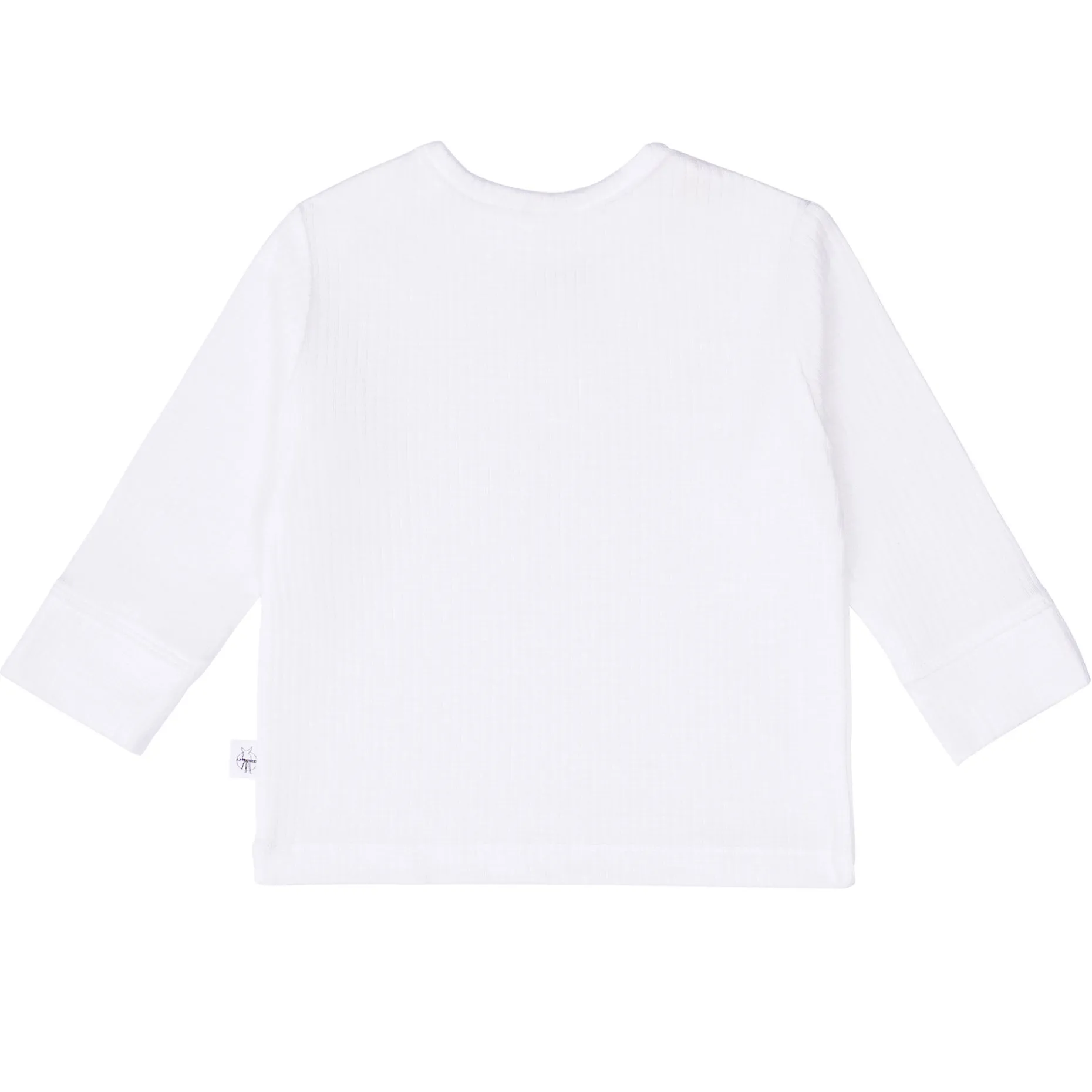 Baby Langarm Shirt - gerippt, Milky