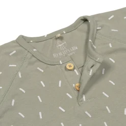 Baby Langarmshirts - Bio Baumwolle, Speckles Oliv