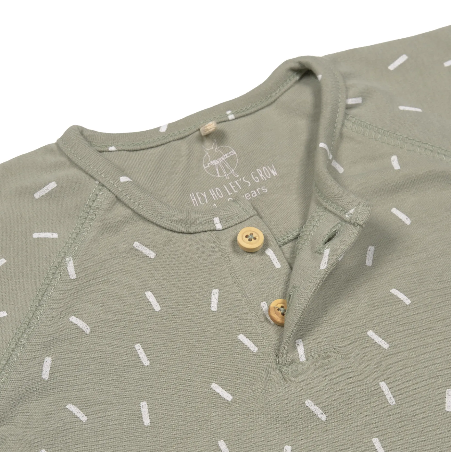 Baby Langarmshirts - Bio Baumwolle, Speckles Oliv