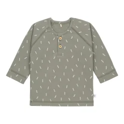 Baby Langarmshirts - Bio Baumwolle, Speckles Oliv