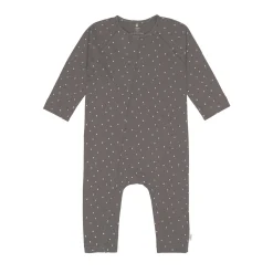 Baby Schlafanzug - Bio Baumwolle, Spots, Anthrazit