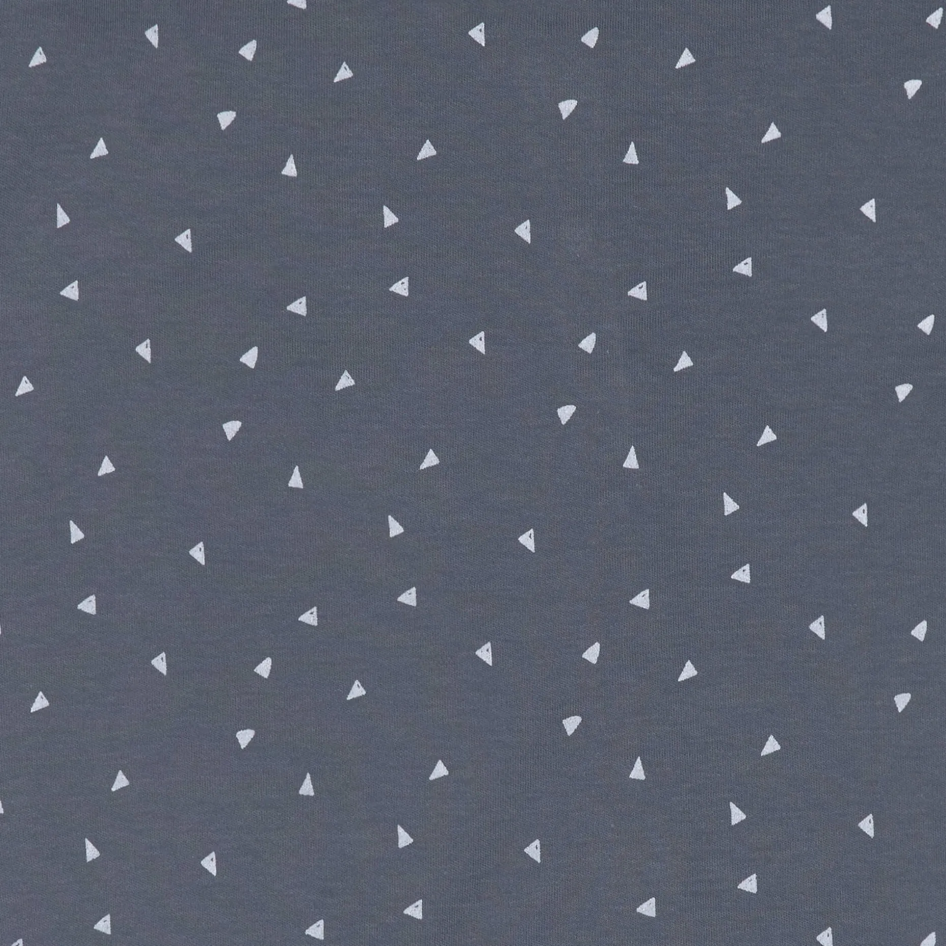 Baby Schlafanzug mit Füßen - Bio Baumwolle, Triangle, Blau