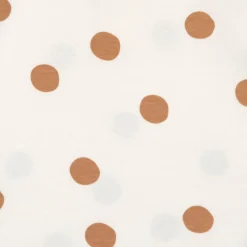 Baby Schlafanzug mit Füßen - Bio Baumwolle, Big Dots, Weiß