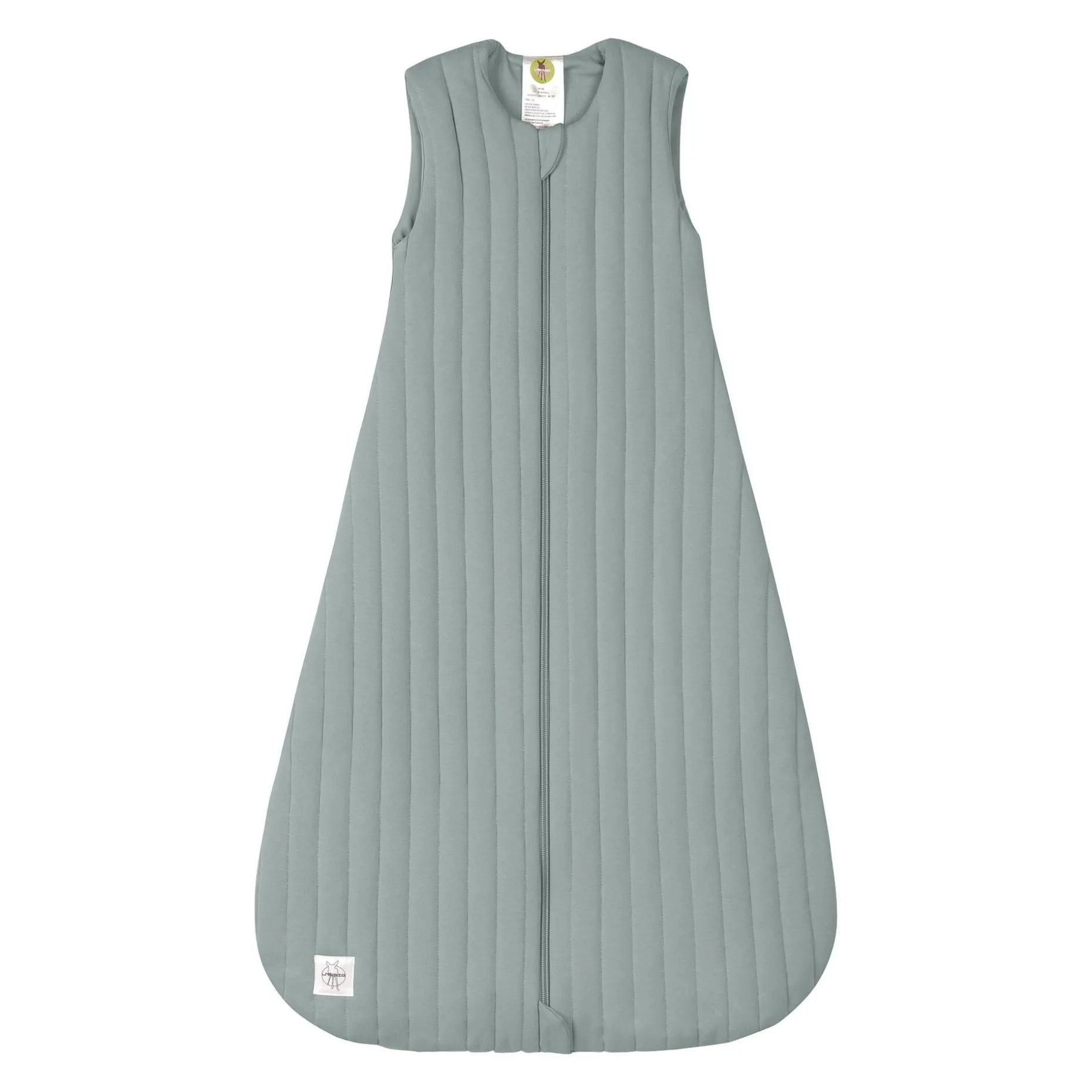Baby Schlafsack 3 TOG - Bio Baumwolle, Granit Grün
