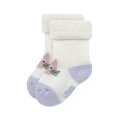 Baby Socken Frottee 3er Set - Bio Baumwolle, Katze