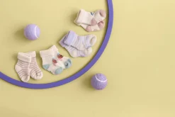 Baby Socken Frottee 3er Set - Bio Baumwolle, Ente