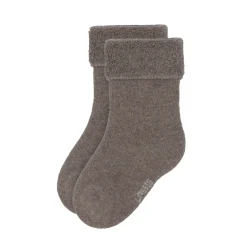 Baby Socken Frottee 3er Set - Little Gang, Braun Beige