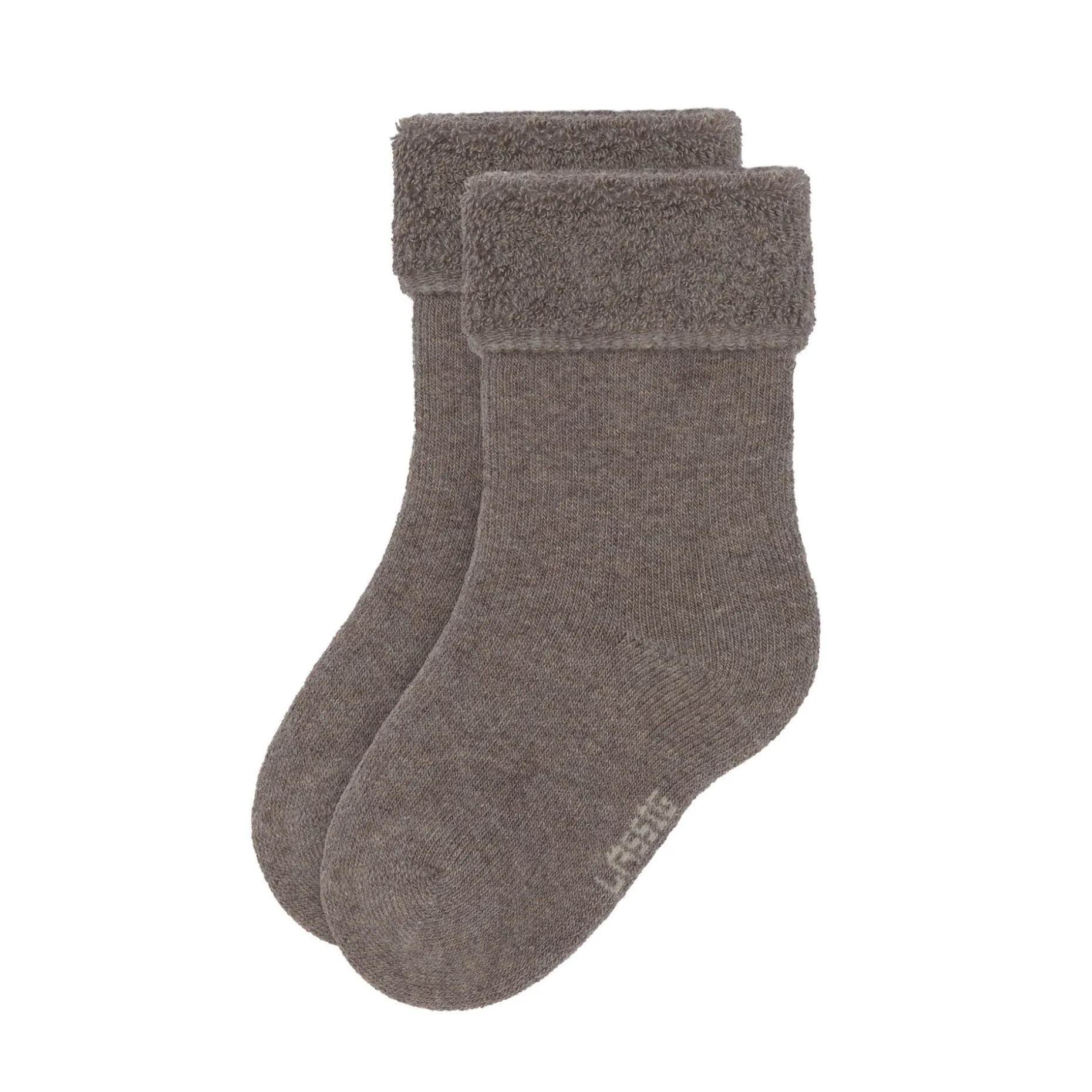 Baby Socken Frottee 3er Set - Little Gang, Braun Beige