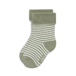 Baby Socken Frottee 3er Set - Little Gang, Birne Khaki