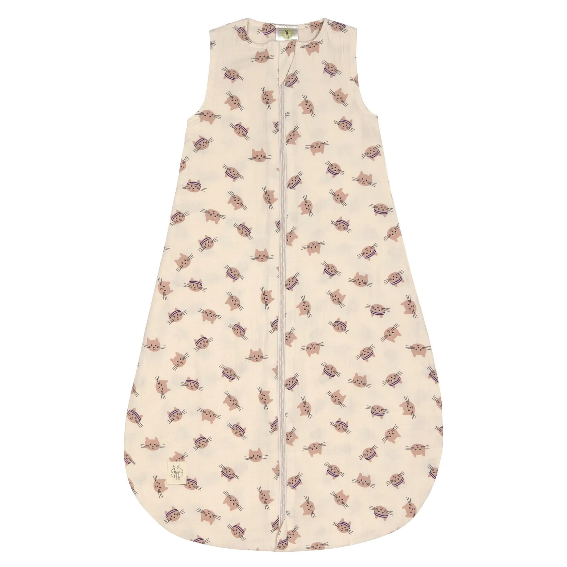 Baby Sommerschlafsack 1 Tog - Bio Baumwolle, Katze