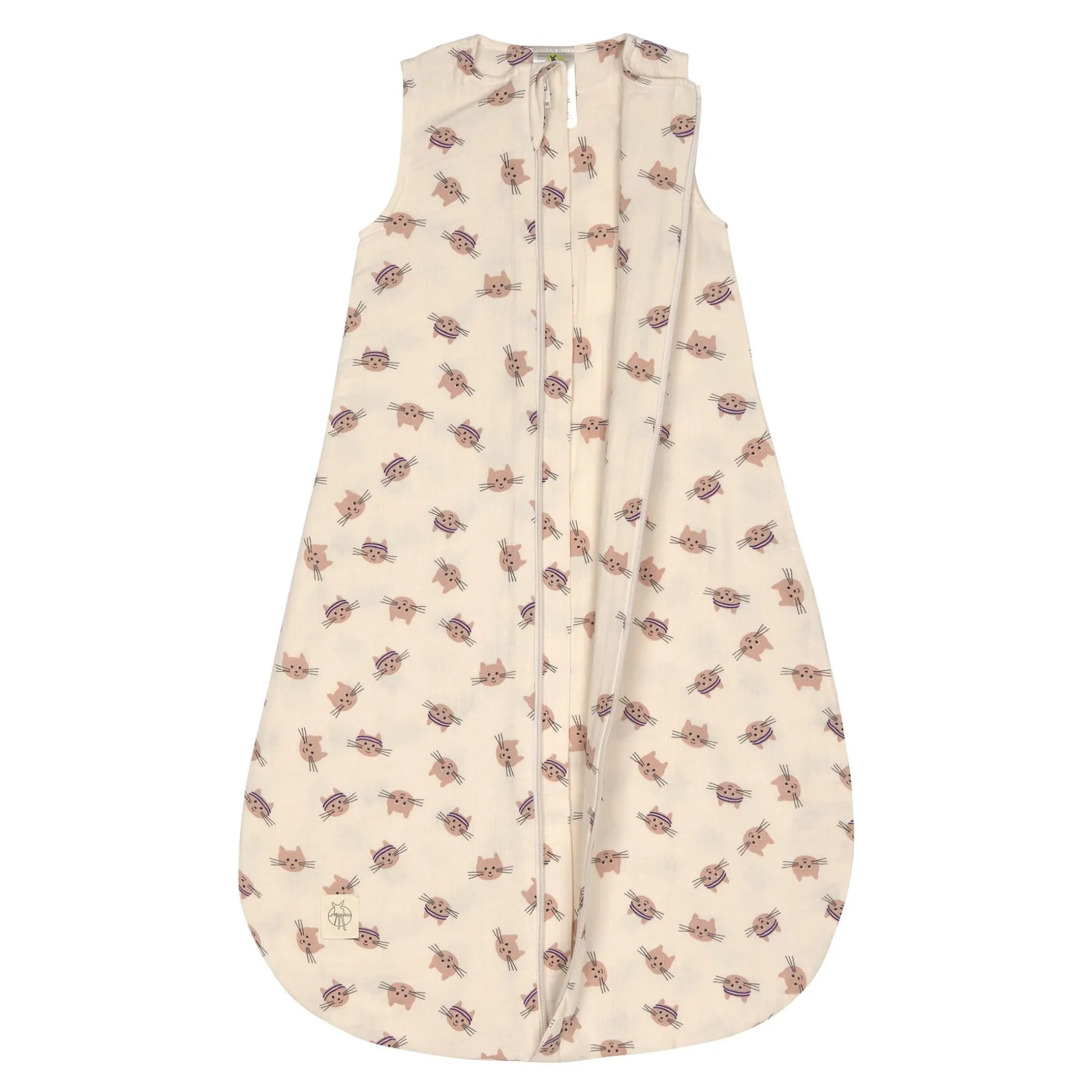 Baby Sommerschlafsack 1 Tog - Bio Baumwolle, Katze