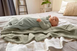 Baby Sommerschlafsack Tog 1 - Bio Baumwolle, Oliv
