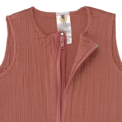 Baby Sommerschlafsack Tog 1 - Bio Baumwolle, Rosewood Rosa