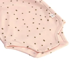 Baby Wickelbody langarm - Bio Baumwolle, Rosa