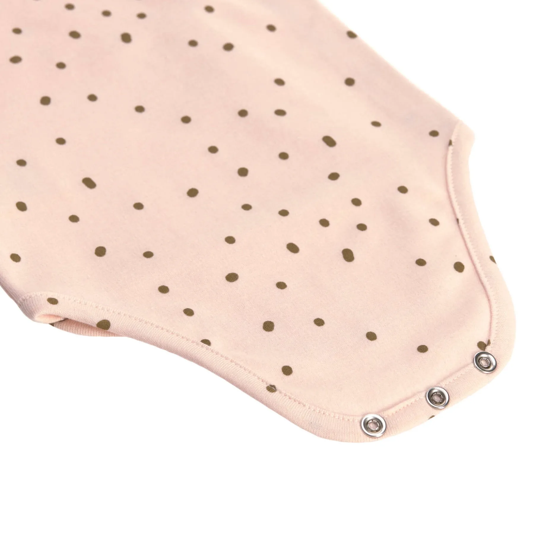Baby Wickelbody langarm - Bio Baumwolle, Rosa