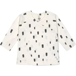 Baby Wickelshirt - Bio Baumwolle, Bricks Milky