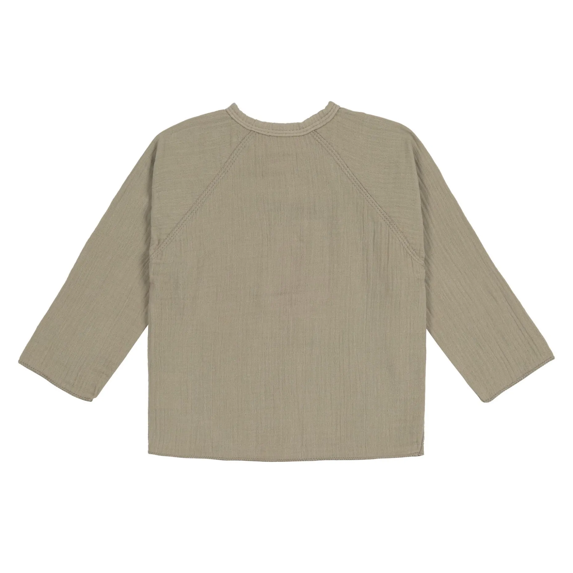 Baby Wickelshirt - Bio Baumwolle, Oliv