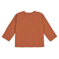 Baby Wickelshirt - Bio Baumwolle, Rostrot