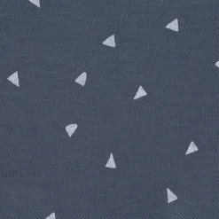 Baby Wickelshirt - Bio Baumwolle, Triangle, Blau