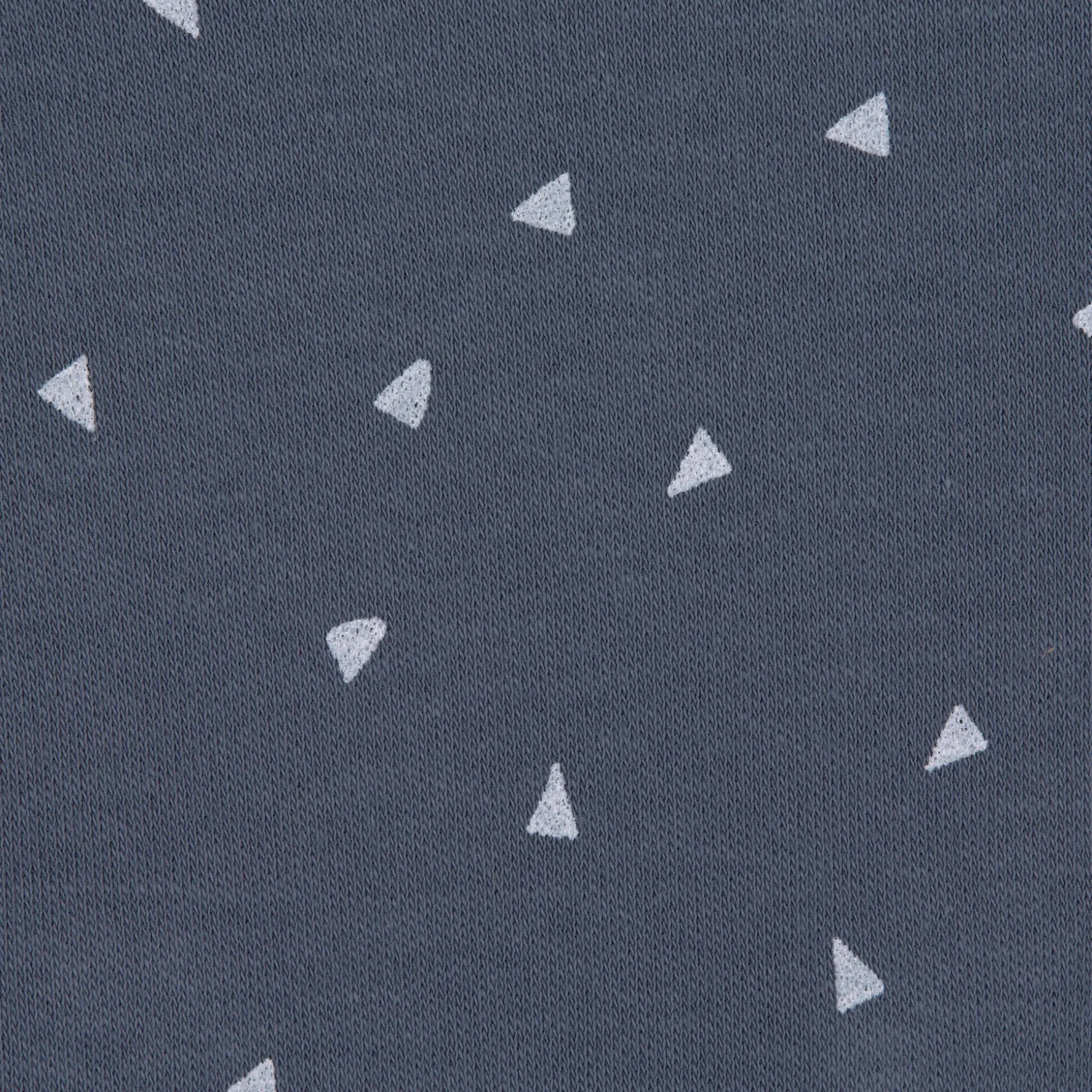 Baby Wickelshirt - Bio Baumwolle, Triangle, Blau