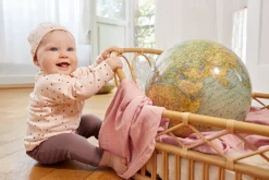 Baby Wickelshirt - Bio Baumwolle, Powder Pink