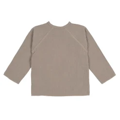 Baby Wickelshirt - Bio Baumwolle, Taupe, Grau