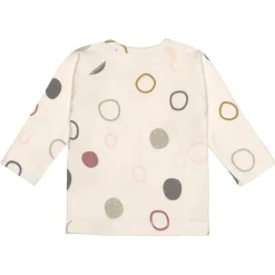 Baby Wickelshirt - Bio Baumwolle, Circles, Weiß